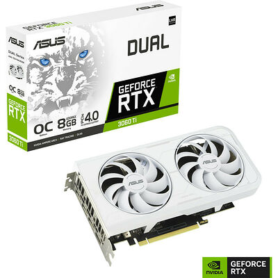 Asus GeForce RTX 3060 Ti DUAL O8GD6X WHITE (LHR)