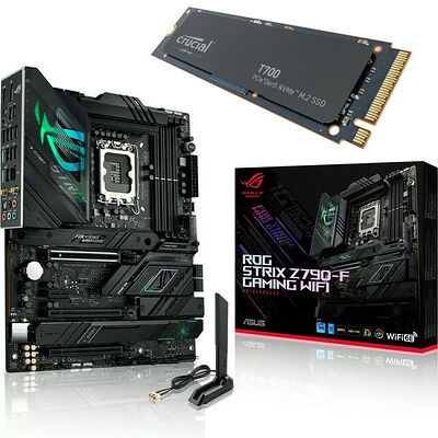 ASUS ROG STRIX Z790-F GAMING WIFI + Crucial T700 1 To