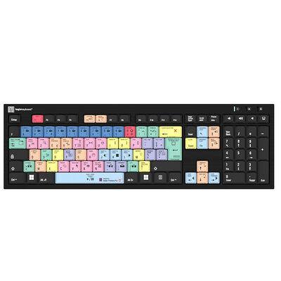 LogicKeyboard Premiere Pro CC - PC Nero Slimline Keyboard (AZERTY)