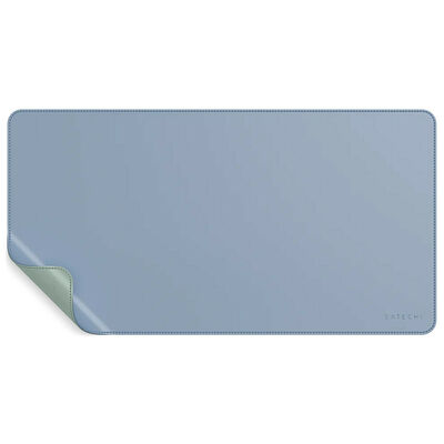 Satechi Eco-leather Deskmate Dual-Sided - Bleu/Vert