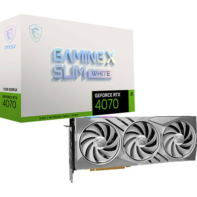 MSI GeForce RTX 4070 GAMING X SLIM WHITE