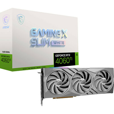 MSI GeForce RTX 4060 Ti GAMING X SLIM WHITE (16 Go)