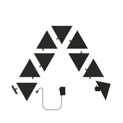 Nanoleaf Shapes Black Triangles Starter Kit (9 pièces)