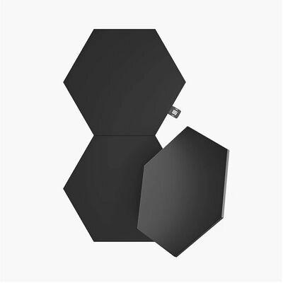 Nanoleaf Shapes Black Hexagons Expansion Pack (3 pièces)