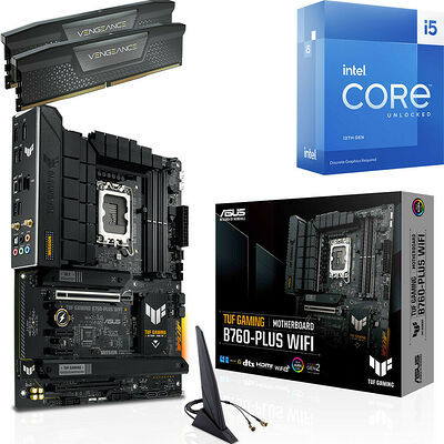 Kit évo Core i5-13600KF + TUF B760-PLUS WIFI + 32 Go