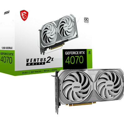 MSI GeForce RTX 4070 VENTUS 2X WHITE OC
