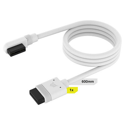 Corsair iCue Link - Câble slim 600 mm (Blanc)