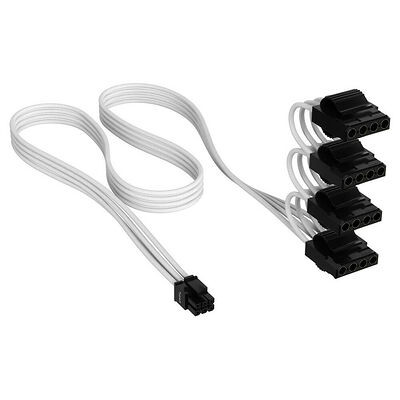 Corsair Premium Câble Molex 4 connecteurs - Blanc