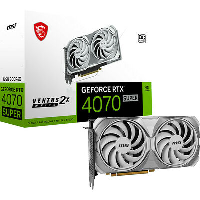 MSI GeForce RTX 4070 SUPER VENTUS 2X WHITE OC