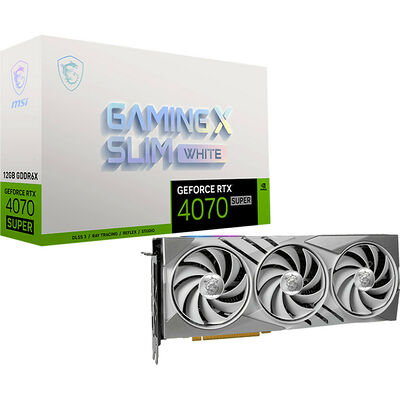 MSI GeForce RTX 4070 SUPER GAMING X SLIM WHITE