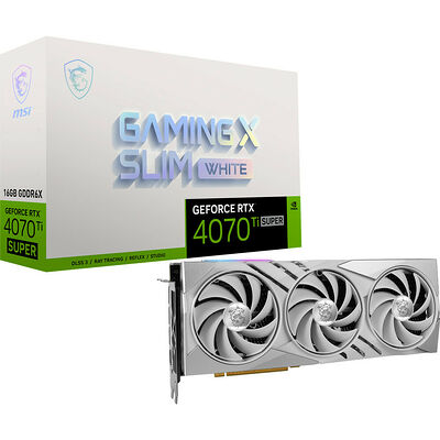 MSI GeForce RTX 4070 Ti SUPER GAMING X SLIM WHITE