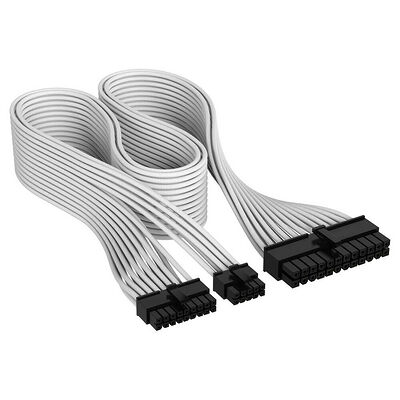 Corsair Premium Câble d"alimentation ATX 24 broches type 5 - Blanc