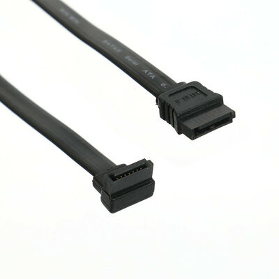 Textorm Câble SATA coudé - Noir - 50 cm