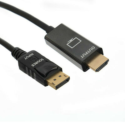Textorm Câble DisplayPort vers HDMI - Noir - 1.8 m