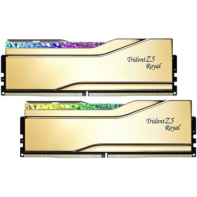 DDR5 G.Skill Trident Z5 Royal Or - 32 Go (2 x 16 Go) 7200 MHz - CAS 34