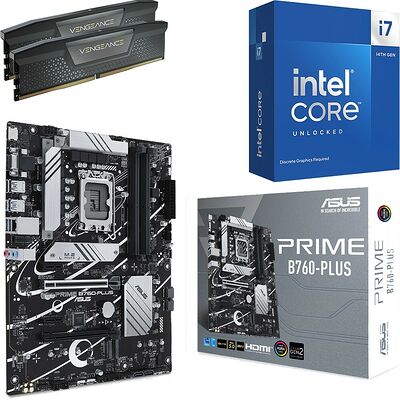 Kit évo Core i7-14700KF + PRIME B760-PLUS + 32 Go