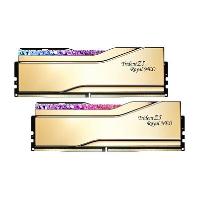 DDR5 G.Skill Trident Z5 Royal Neo Or - 32 Go (2 x 16 Go) 6000 MHz - CAS 28