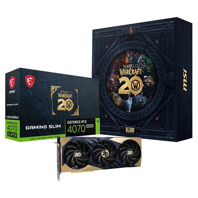 MSI GeForce RTX 4070 SUPER GAMING X SLIM - World of Warcraft Edition