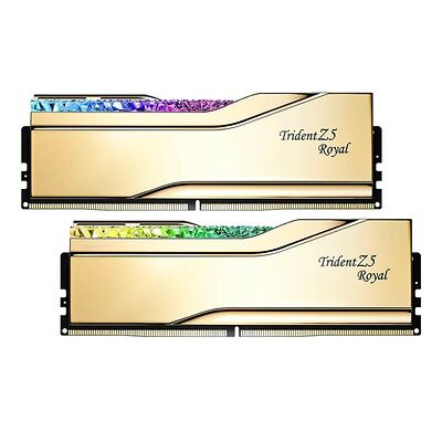 DDR5 G.Skill Trident Z5 Royal Or - 32 Go (2 x 16 Go) 6400 MHz - CAS 30