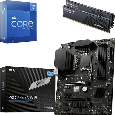 Kit évo Core i7-12700KF + PRO Z790-S WIFI + 32 Go