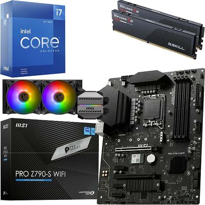 Kit évo Core i7-12700KF + PRO Z790-S WIFI + M240 + 32 Go