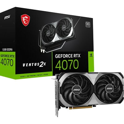 MSI GeForce RTX 4070 VENTUS 2X E1 OC