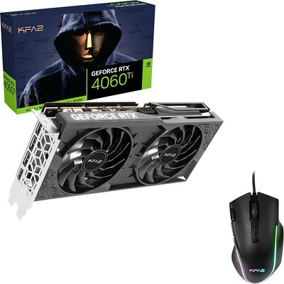 KFA2 GeForce RTX 4060 Ti (1-Click OC) + SLIDER-01