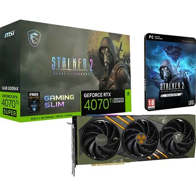 MSI GeForce RTX 4070 Ti SUPER GAMING SLIM - STALKER 2 Edition