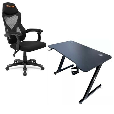 Bundle The G-Lab K-Seat Rhodium Atom + The G-Lab K-Desk Cobalt