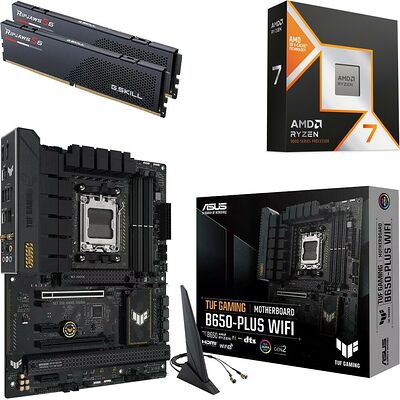 Kit évo Ryzen 7 9800X3D + TUF GAMING B650-PLUS WIFI + 32 Go