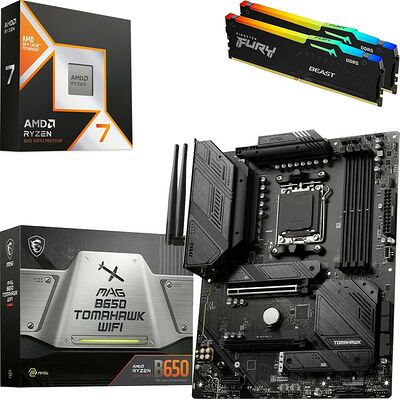 Kit évo Ryzen 7 9800X3D + MAG B650 TOMAHAWK WIFI + 64 Go