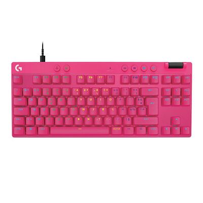 Logitech G PRO X TKL Rapid Linear - Rose (AZERTY)