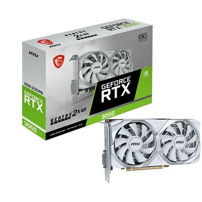 MSI GeForce RTX 3050 VENTUS 2X XS WHITE 8G OC