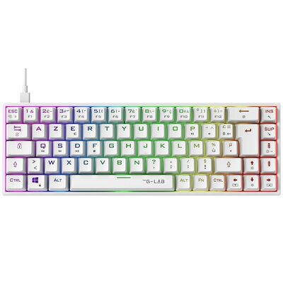 The G-Lab Keyz Titanium - Blanc (AZERTY)