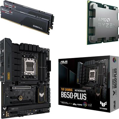 Kit évo Ryzen 7 9800X3D (Bulk) + TUF GAMING B650-PLUS + 32 Go