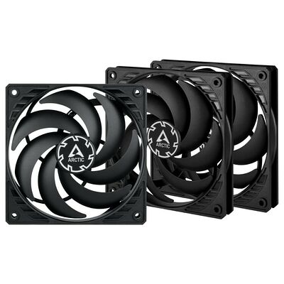 Arctic P12 Slim PWM PST - Noir (Pack de 3)