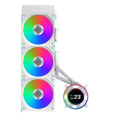 Lian Li Hydroshift II LCD-C 360R Blanc - 360 mm