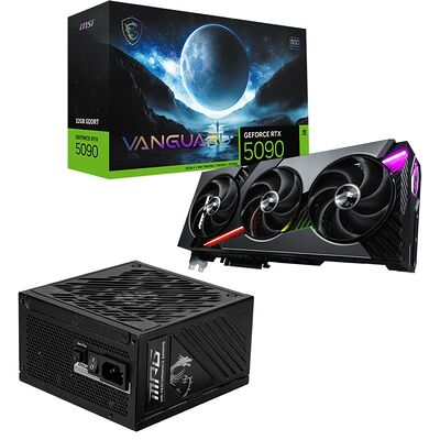 MSI GeForce RTX 5090 VANGUARD SOC + MSI MPG A1250GS PCIE5