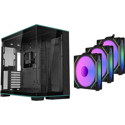 Lian Li O11D EVO RGB - Noir + 3 ventilateurs Uni Fan SL-Infinity Reverse 120