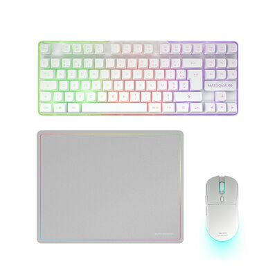 Mars Gaming MCPWTKL (Blanc)