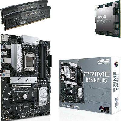 Kit évo Ryzen 7 7800X3D (Bulk) + PRIME B650-PLUS + 32 Go