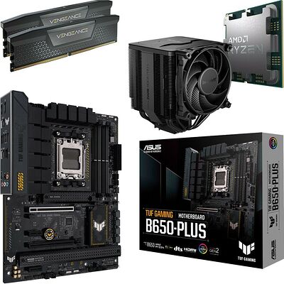 Kit évo Ryzen 7 7800X3D (Bulk) + TUF B650-PLUS + Dark Rock Pro 5 + 32 Go
