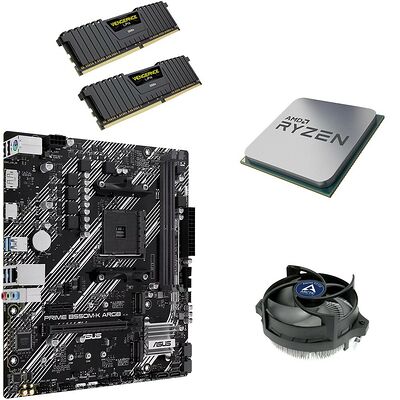Kit évo Ryzen 5 5500 (Bulk) + PRIME B550M-K ARGB + Alpine 23 CO + 32 Go