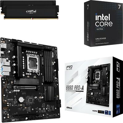 Kit évo Core Ultra 7 265KF + B860 Pro-A + 32 Go