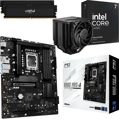 Kit évo Core Ultra 7 265KF + B860 Pro-A + Dark Rock Pro 5 + 32 Go