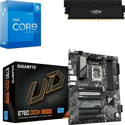 Kit évo Core i5-12600K + B760 DS3H GEN5 + 32 Go