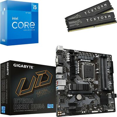 Kit évo Core i5-12600K + B760M DS3H DDR4 + 32 Go