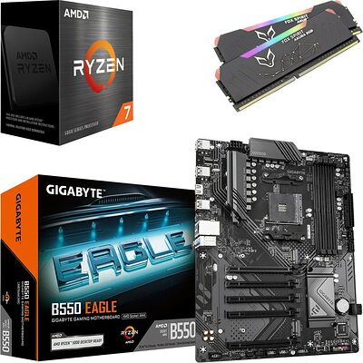 Kit évo Ryzen 7 5800X + B550 EAGLE + 16 Go