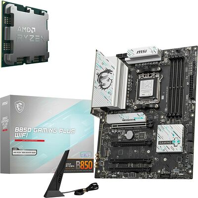 Duo AMD Ryzen 7 9800X3D (Tray) + MSI B850 GAMING PLUS WIFI