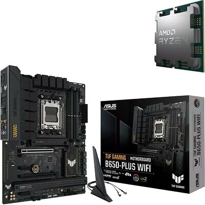 Duo AMD Ryzen 7 9800X3D (Tray) + TUF GAMING B650-PLUS WIFI